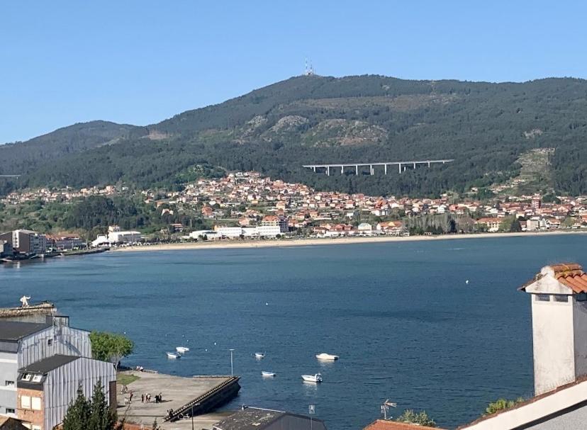 דירות Apartamento Con Vistas Al Mar Y A Vigo En Moaña מראה חיצוני תמונה