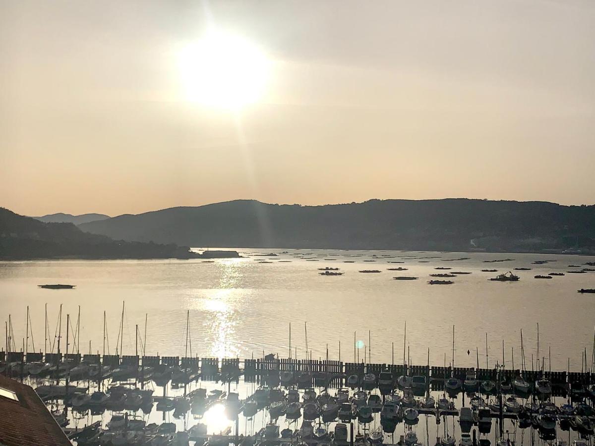 דירות Apartamento Con Vistas Al Mar Y A Vigo En Moaña מראה חיצוני תמונה